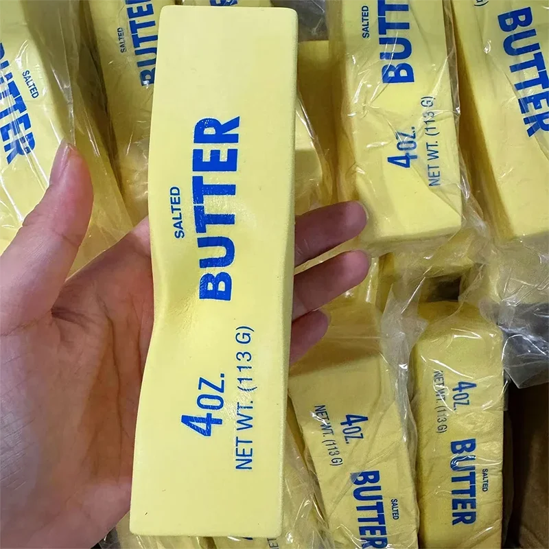 Squishy Butter Stick Fidget Toy — Cheese Shape Stress Relief & Anxiety Squeeze Toy