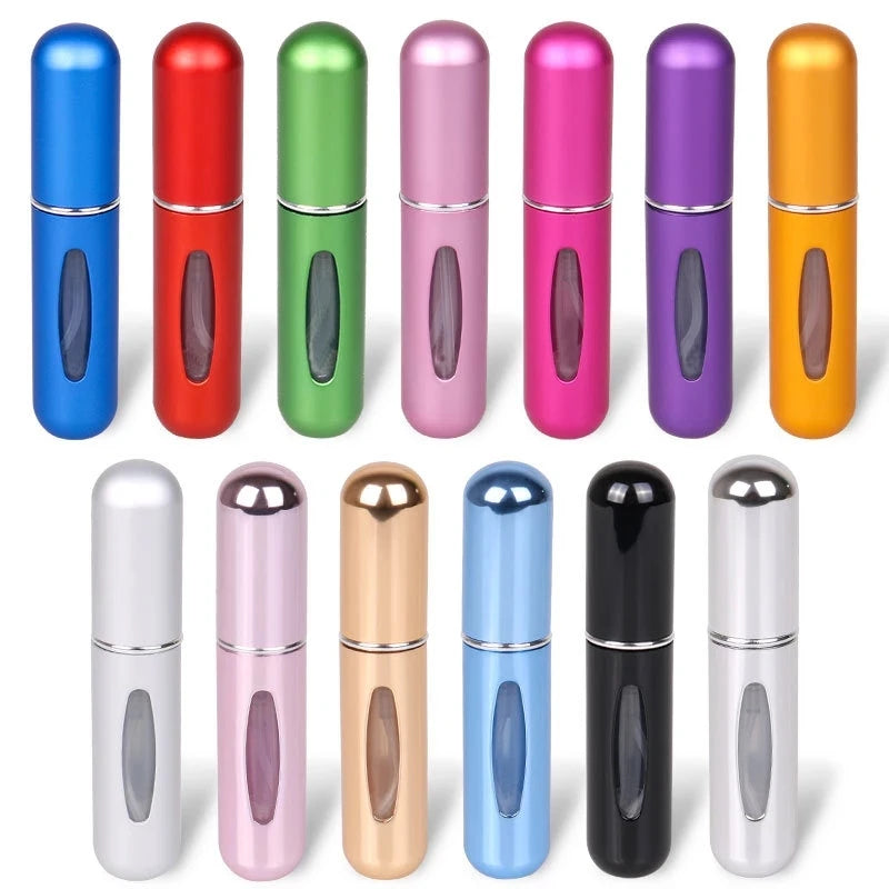 Mini Perfume Refill Spray Bottle — Portable Bottom-Fill Atomizer (5ml / 10ml)