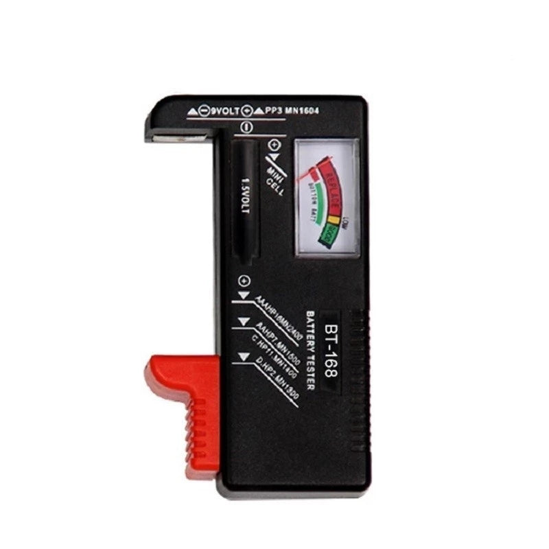 Digital Battery Tester – AA/AAA/9V/1.5V & Button Cell | LCD Display