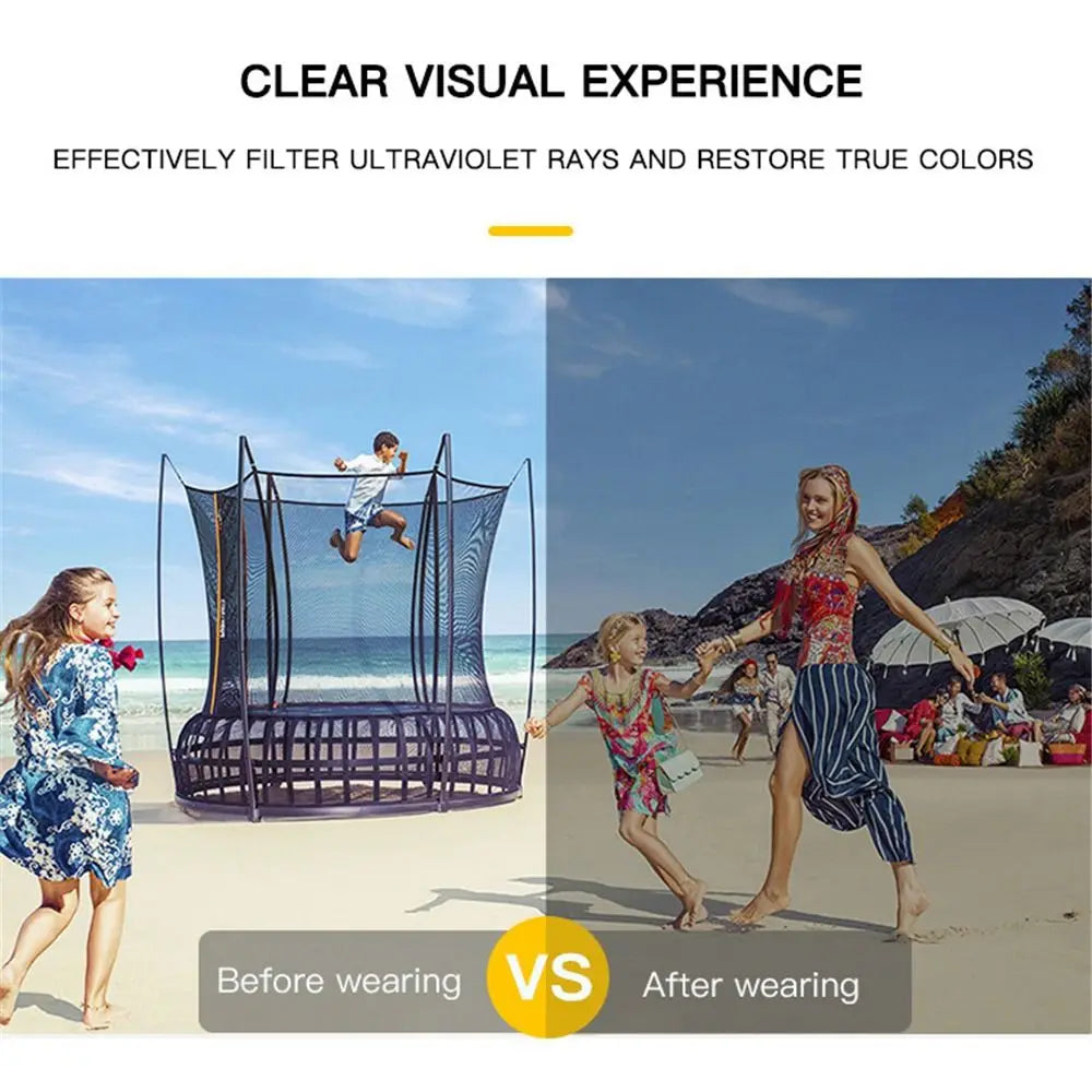 Y2K Rimless Punk Sunglasses — Wrap Around Goggle Shades for Women & Men