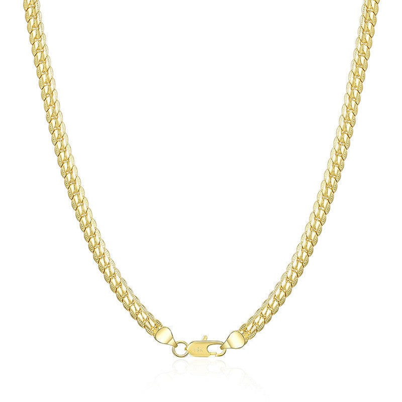 18K Gold & Silver Plated Chain Necklace for Women – Multiple Lengths