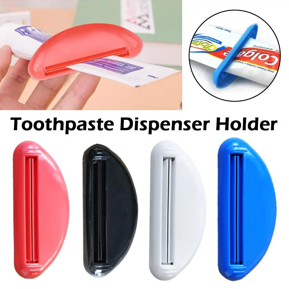 Toothpaste Tube Squeezer & Dispenser – Manual Cream Extruder Clamp for Bathroom