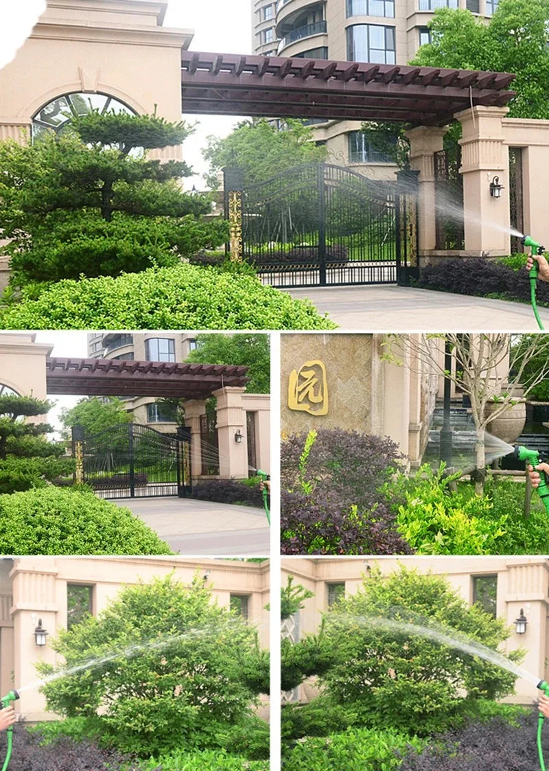 Expandable Garden Hose 25FT-200FT with High-Pressure Spray Nozzle