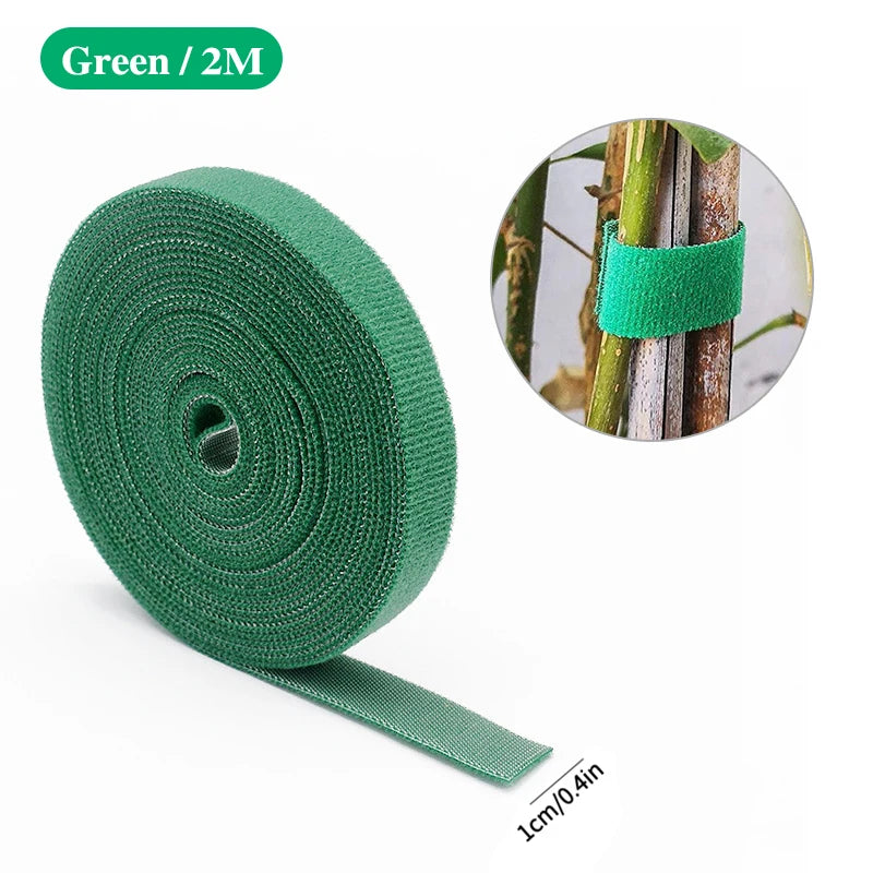 Garden Twine Plant Ties – 3 Rolls Nylon Support Wrap (Multi-Color)