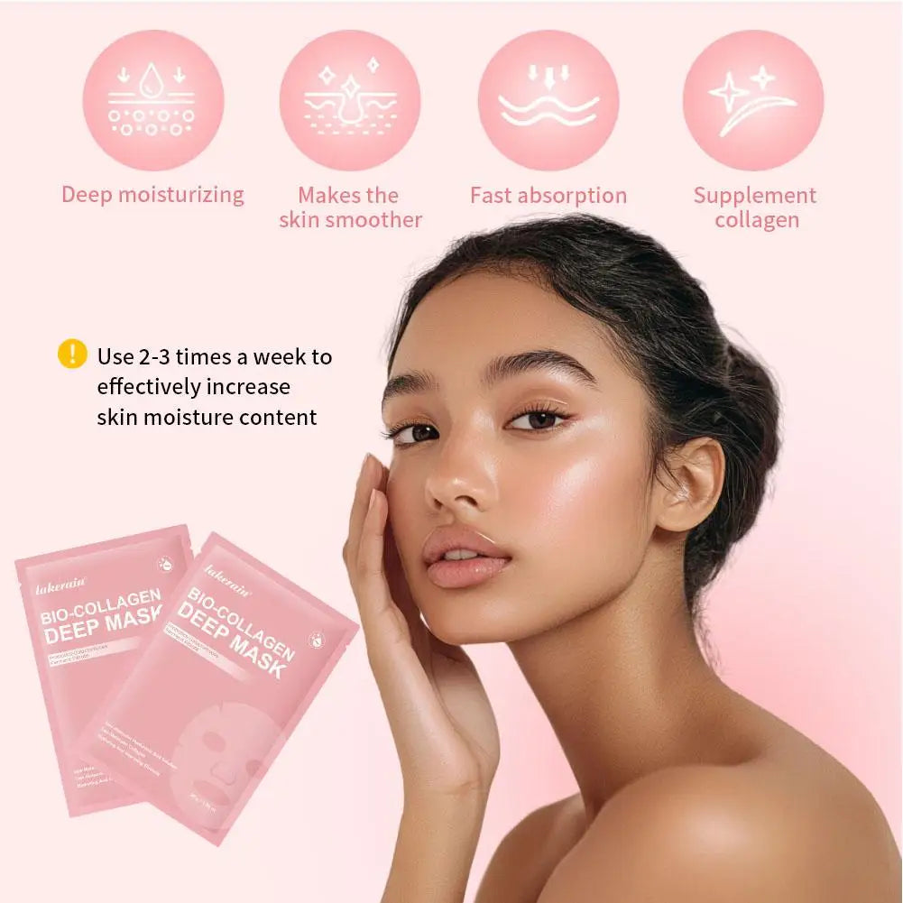 Bio Collagen Real Deep Hydrogel Face Mask – Anti-Wrinkle Overnight Sleeping Mask