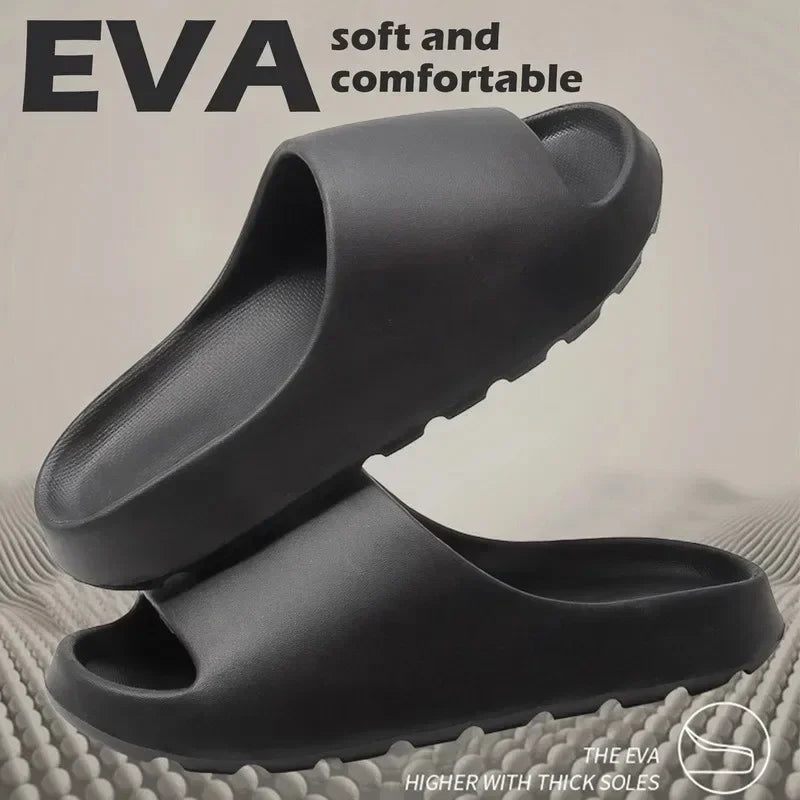 EVA Cloud Slippers – Thick-Soled Beach Sandals for Men & Women