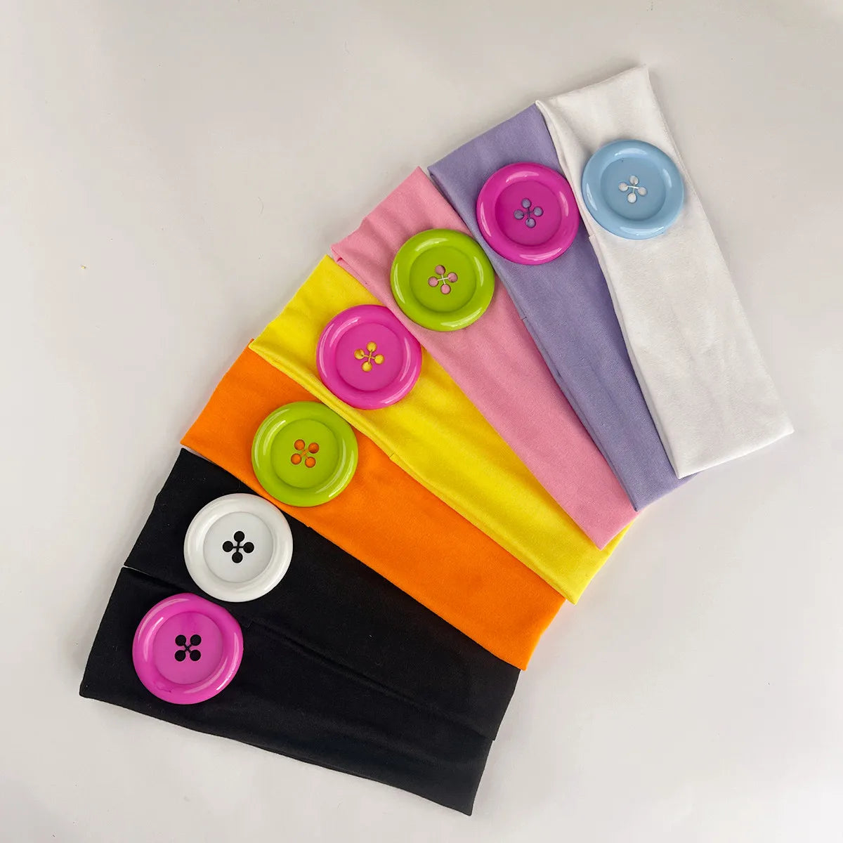 Y2K Retro Boho Wide Headbands – Stretch Dot Hair Accessories for Women | Yoga & Daily Wear