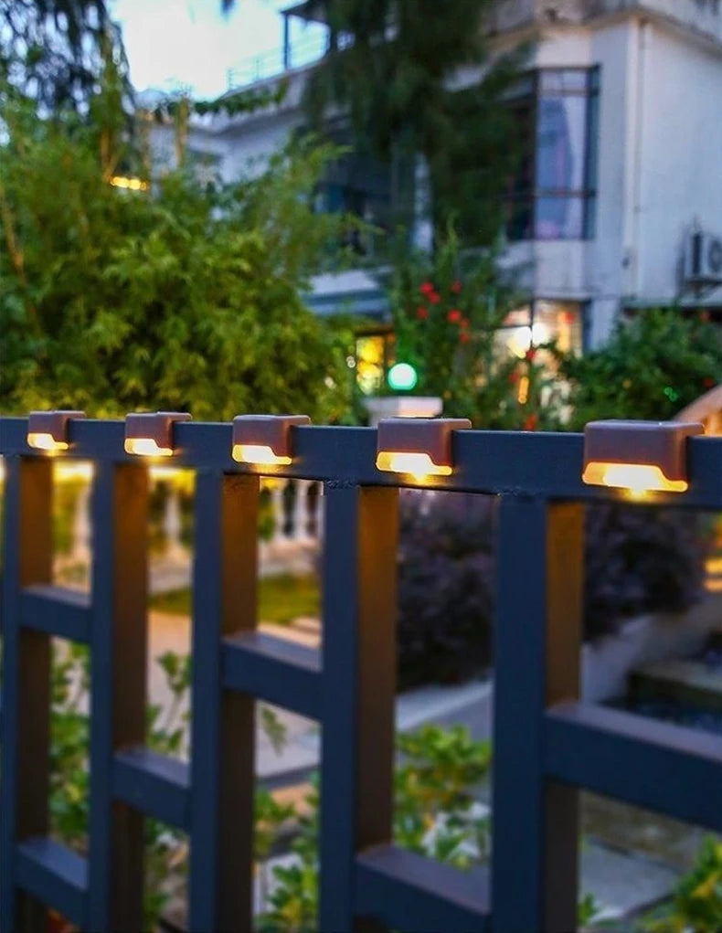 Solar LED Outdoor Step Lights – Waterproof Garden Stair & Deck Lamp