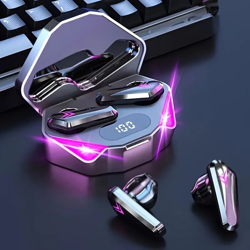 X15 TWS Wireless Earbuds – Noise Cancelling Bluetooth Headset with Mic & LED Display