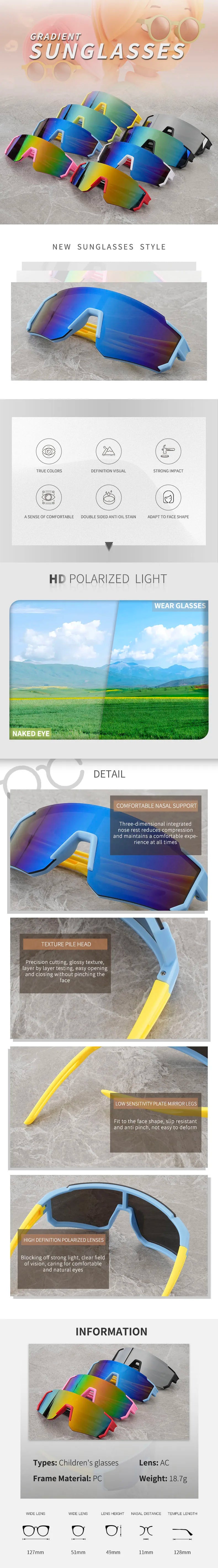 Kids UV400 Sport Sunglasses – UV Protection for Boys & Girls