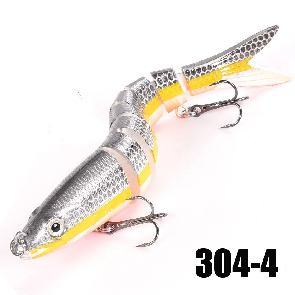 Multi-Jointed Swimbait Fishing Lure – Slow Sinking Bionic Crank Bait for Bass & Trout