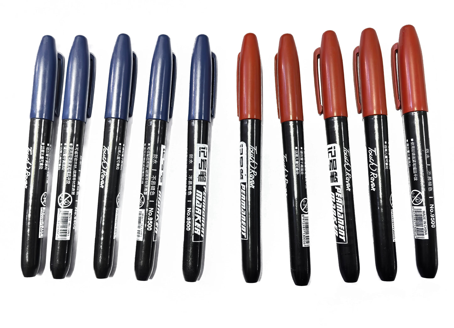 6 PCS Permanent Marker Pens – Waterproof Manga Drawing Markers for Art & School