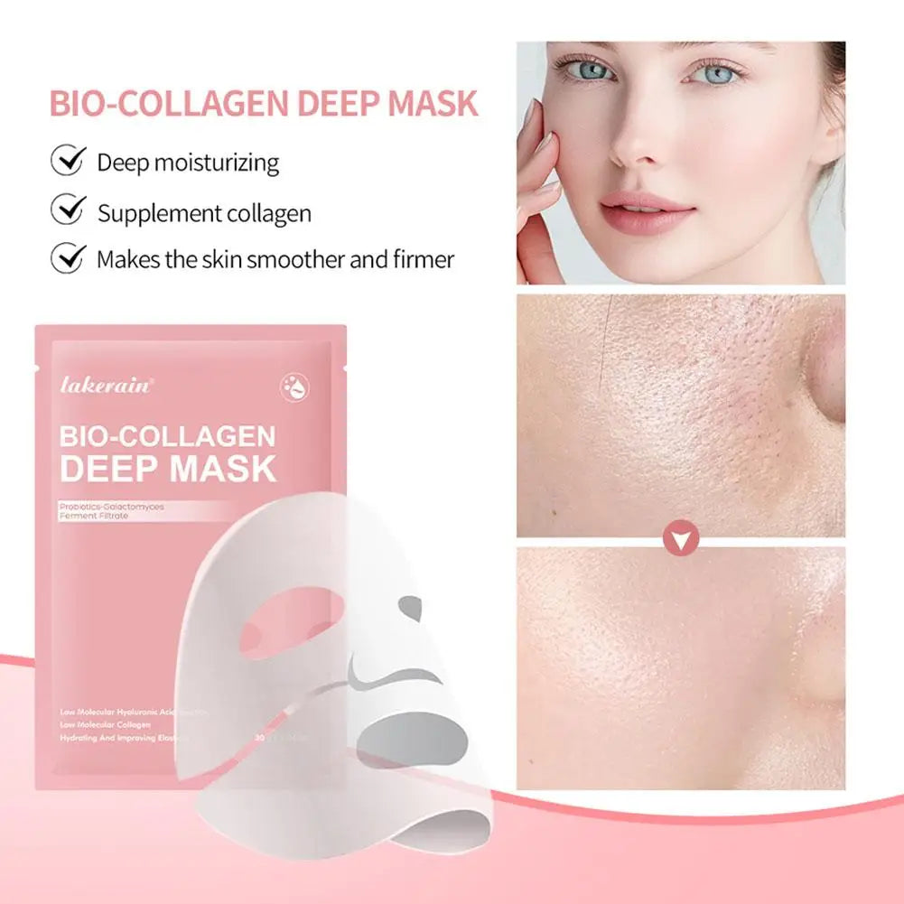Bio Collagen Real Deep Hydrogel Face Mask – Anti-Wrinkle Overnight Sleeping Mask