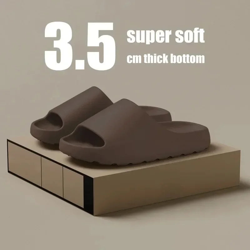EVA Cloud Slippers – Thick-Soled Beach Sandals for Men & Women