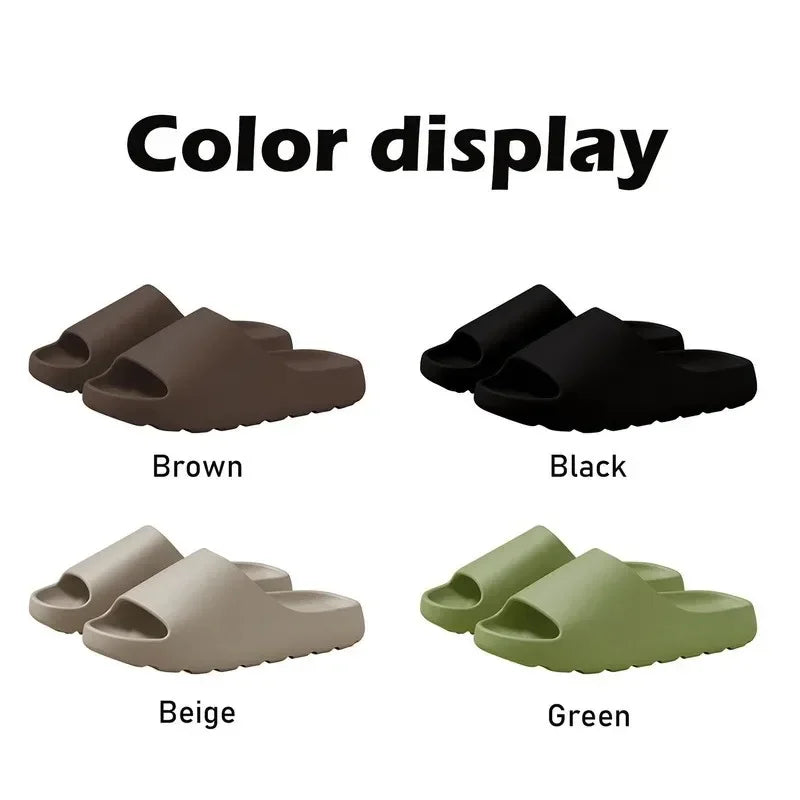 EVA Cloud Slippers – Thick-Soled Beach Sandals for Men & Women