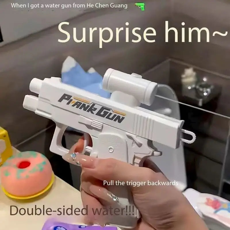 Double-Sided Reverse Water Gun – Summer Prank Toy for Kids & Adults