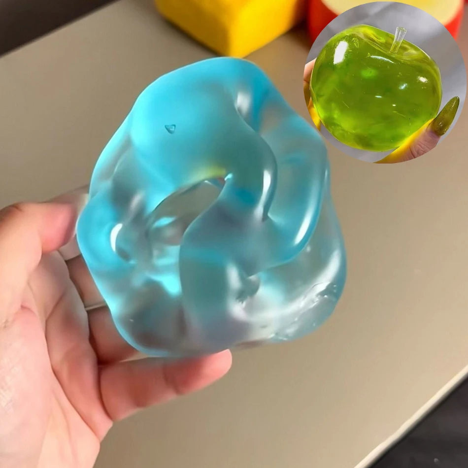 Squishy Apple Stress Ball | Slow Rebound Fidget Toy for Kids & Adults