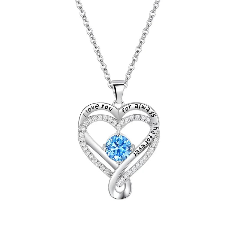 Elegant Heart-Shaped Pendant Necklace – Mother's Day Gift for Best Friends