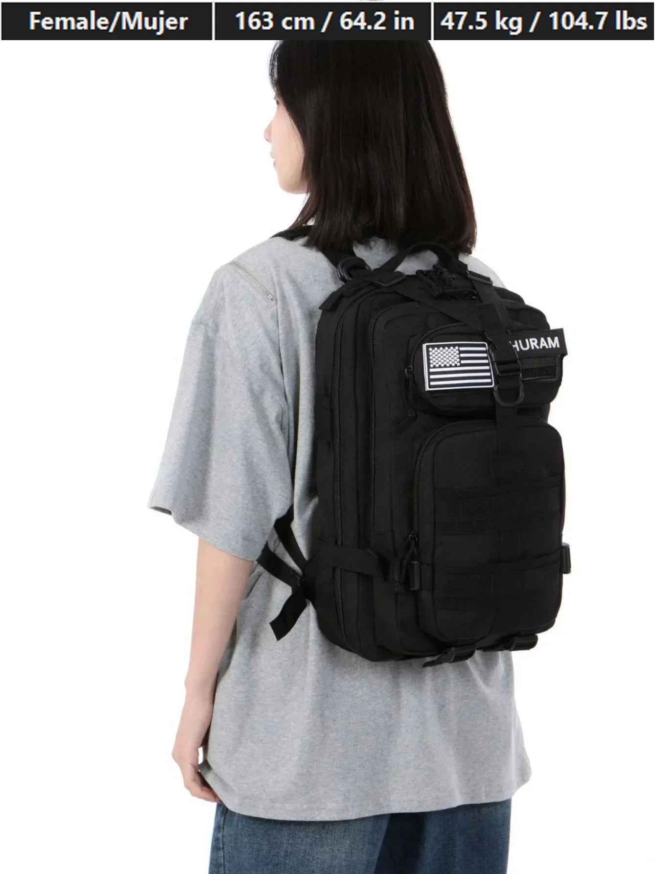 25L/50L Tactical Molle Backpack – Outdoor Hiking, Camping & Trekking Bag