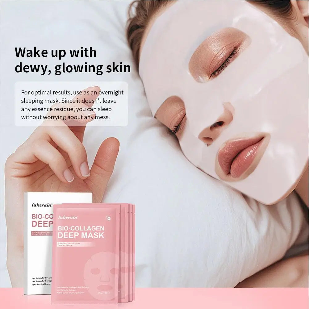 Bio Collagen Real Deep Hydrogel Face Mask – Anti-Wrinkle Overnight Sleeping Mask