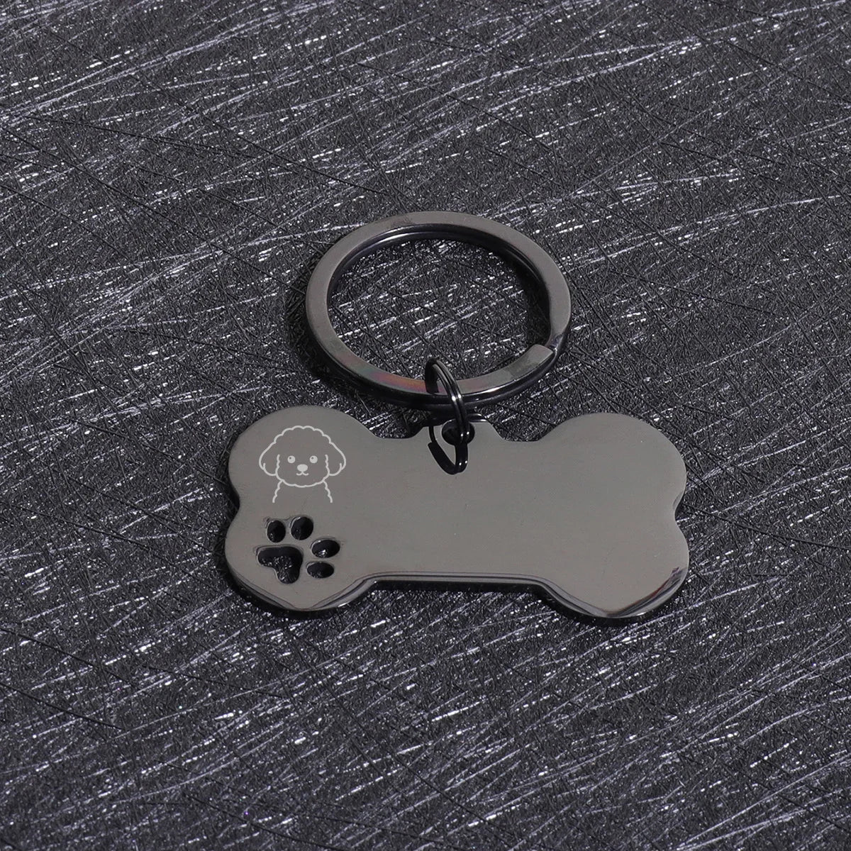 Personalized Dog & Cat ID Tags | Bone Shape | Laser Engraved Custom Name & Address