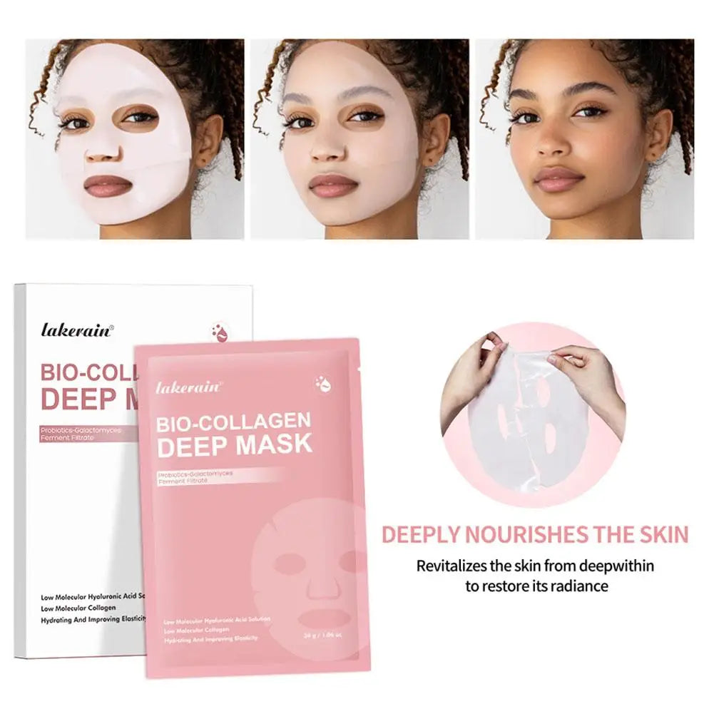 Bio Collagen Real Deep Hydrogel Face Mask – Anti-Wrinkle Overnight Sleeping Mask