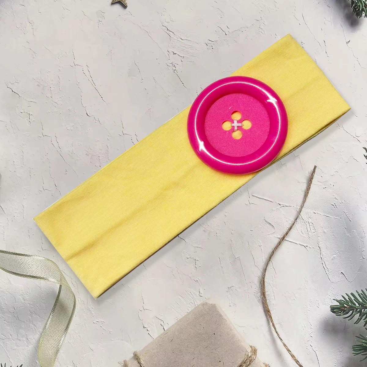 Y2K Retro Boho Wide Headbands – Stretch Dot Hair Accessories for Women | Yoga & Daily Wear