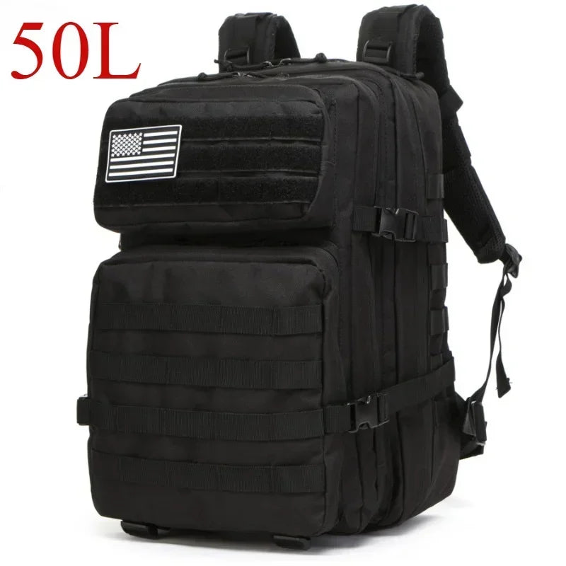 25L/50L Tactical Molle Backpack – Outdoor Hiking, Camping & Trekking Bag