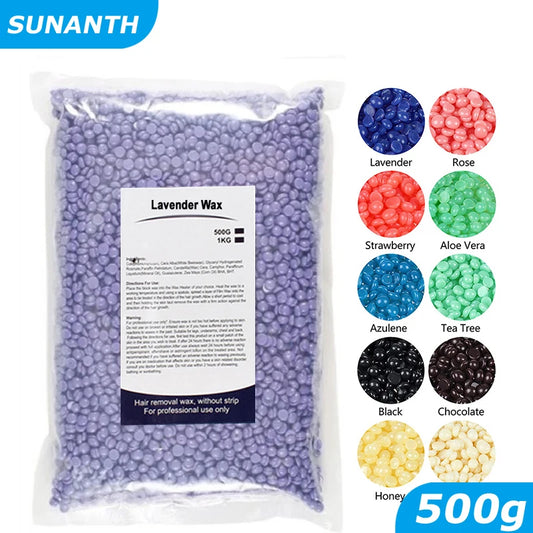 Hard Wax Beans for Hair Removal – Brazilian & Body Waxing (50g/200g/500g)