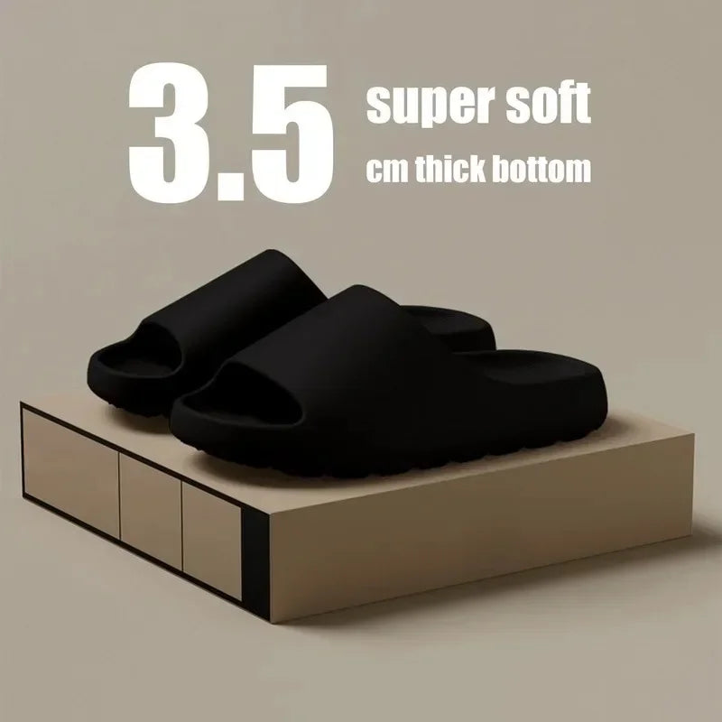 EVA Cloud Slippers – Thick-Soled Beach Sandals for Men & Women