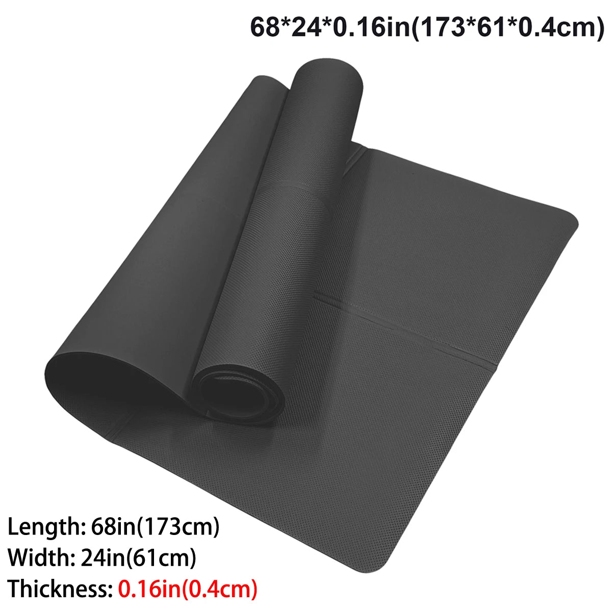 4MM Anti-Slip EVA Yoga Mat – Exercise, Pilates & Gymnastics