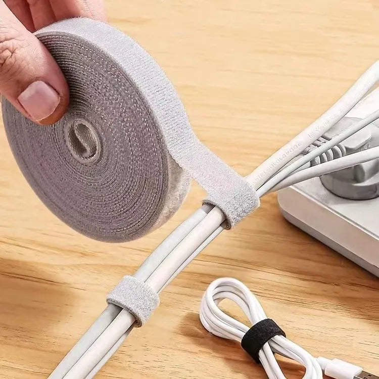 Nylon Cable Organizer & Wire Manager – 1M / 3M / 5M Cord Winder