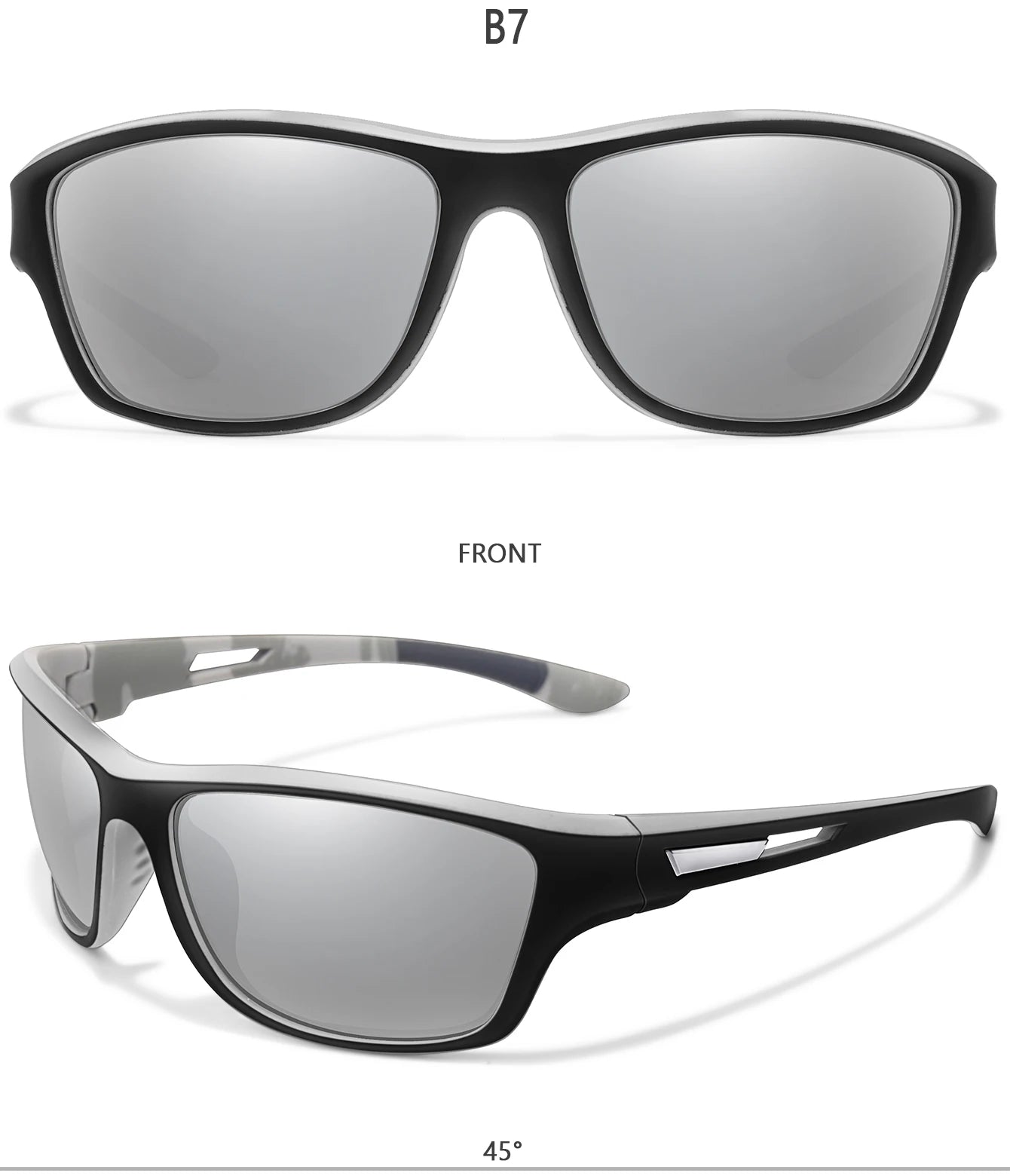 Men's Polarized Sunglasses – UV400 TAC Lens for Fishing, Cycling & Driving