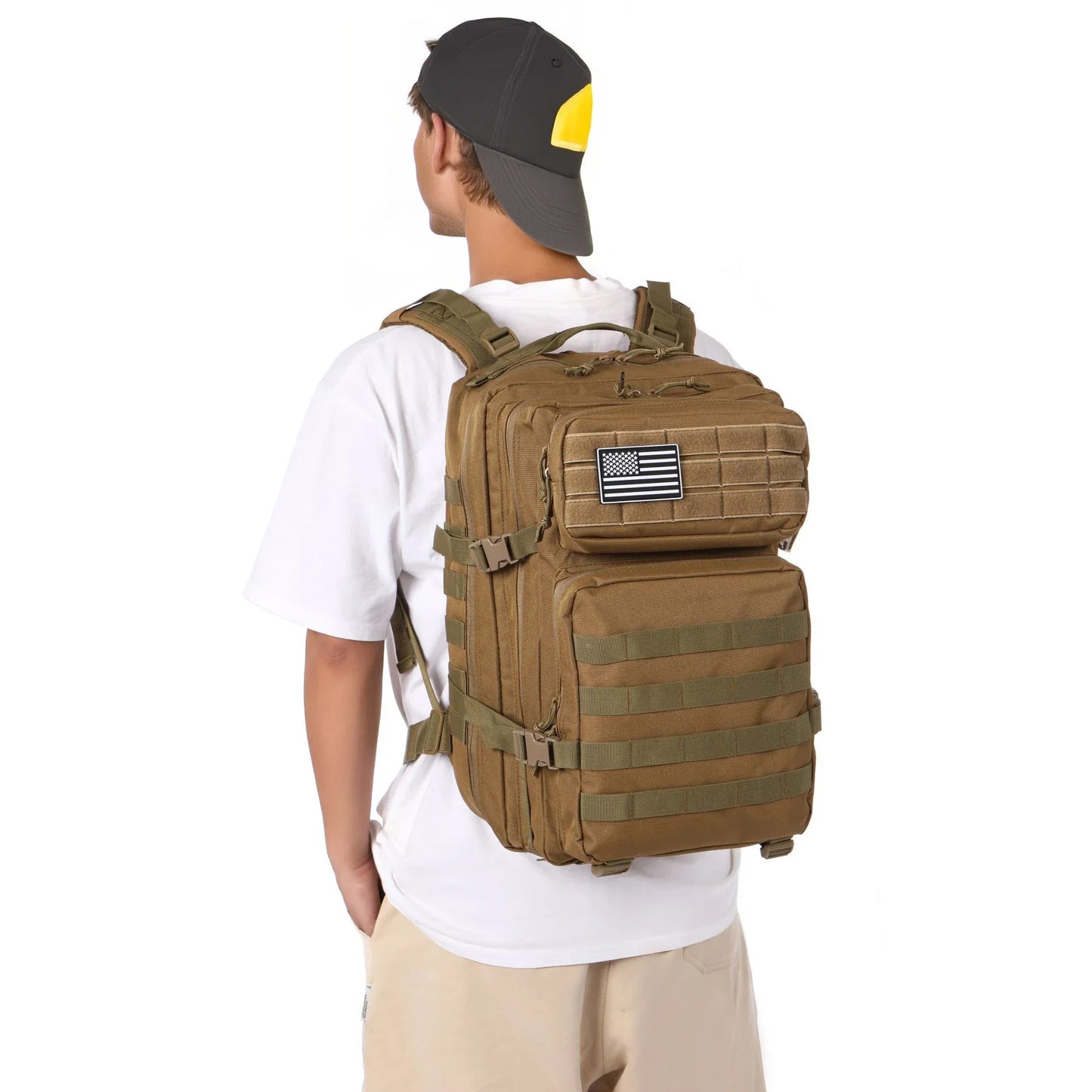 25L/50L Tactical Molle Backpack – Outdoor Hiking, Camping & Trekking Bag