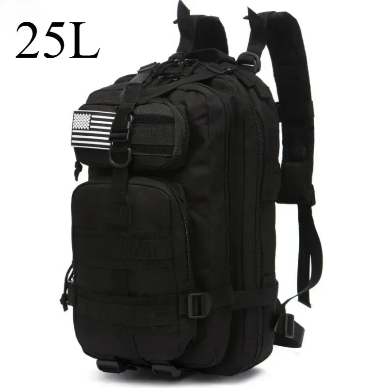 25L/50L Tactical Molle Backpack – Outdoor Hiking, Camping & Trekking Bag