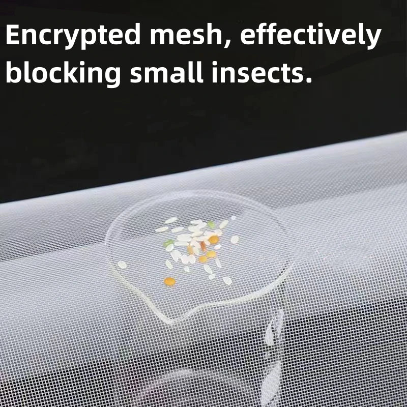 Mosquito-Proof Window & Door Screen – Custom Size Mesh Net (White)