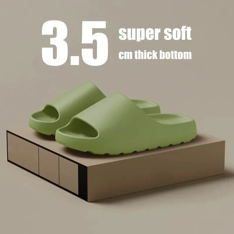 EVA Cloud Slippers – Thick-Soled Beach Sandals for Men & Women