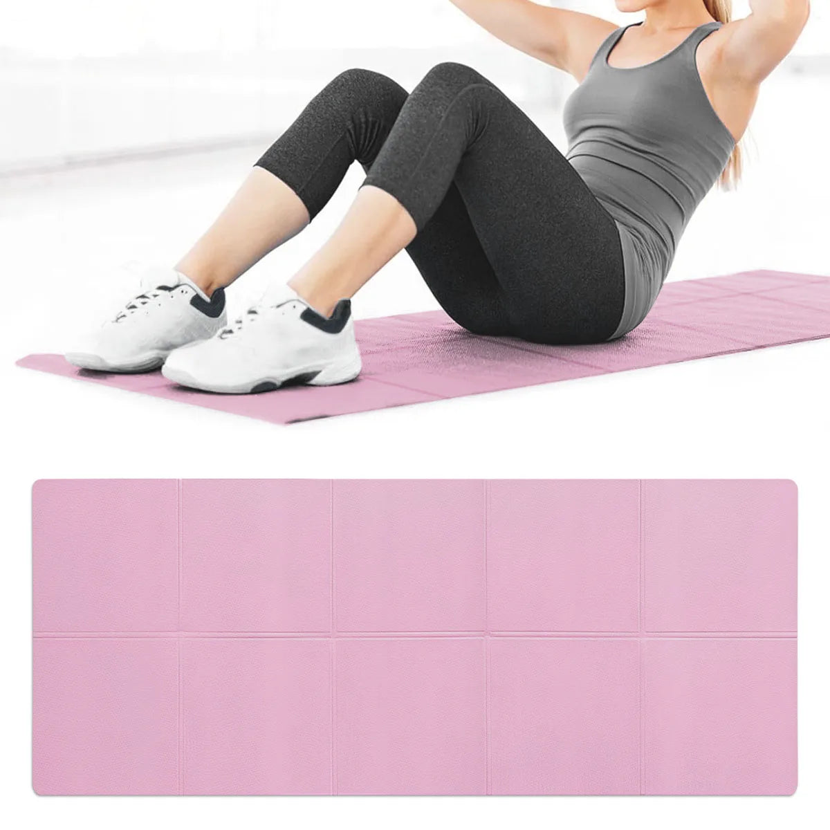 4MM EVA Yoga Mat — Anti-Slip Exercise Mat for Yoga, Pilates & Gymnastics