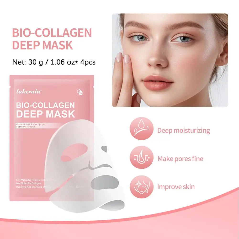Bio Collagen Real Deep Hydrogel Face Mask – Anti-Wrinkle Overnight Sleeping Mask