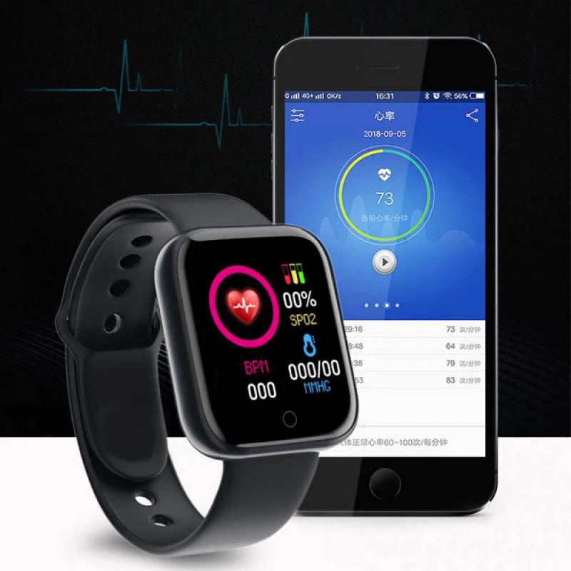 Smart Watch – Fitness Tracker with Heart Rate, Sleep & Blood Pressure Monitor