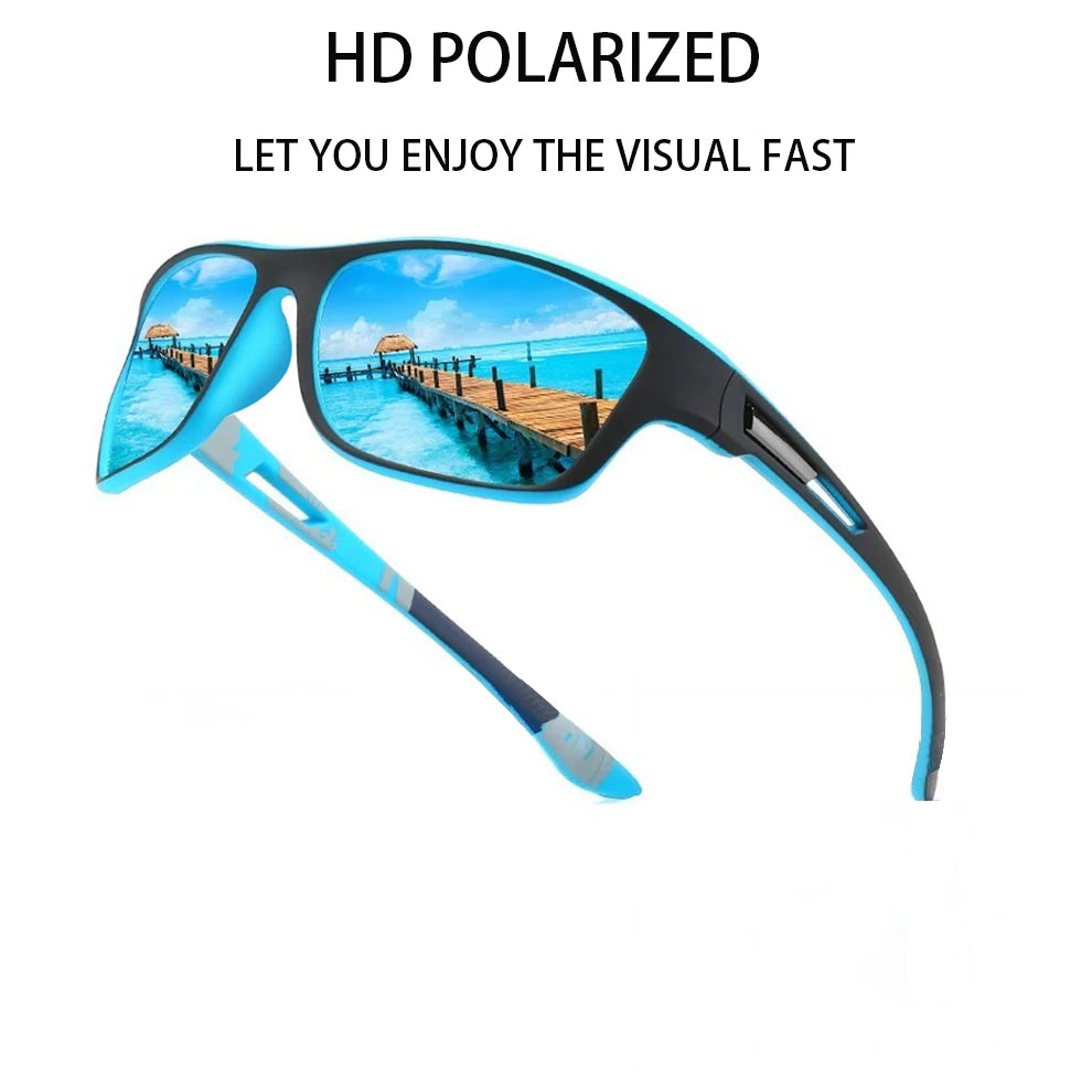 Men's Polarized Sunglasses – UV400 TAC Lens for Fishing, Cycling & Driving