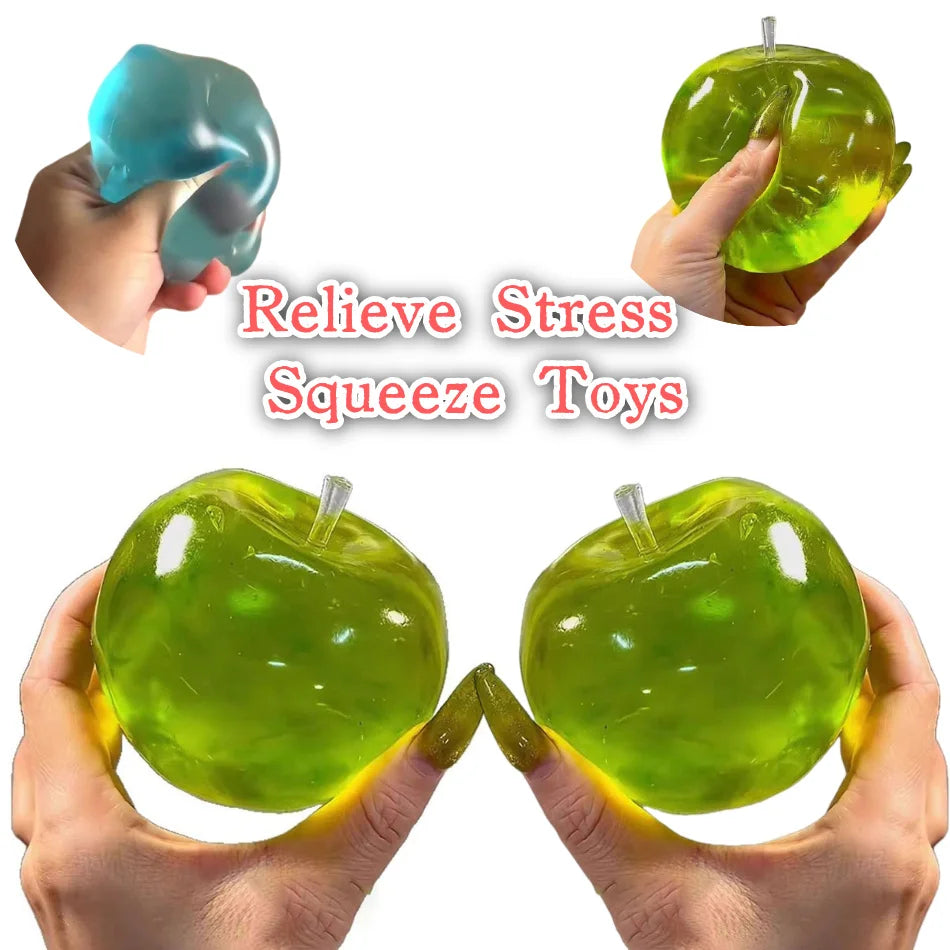 Squishy Apple Stress Ball | Slow Rebound Fidget Toy for Kids & Adults