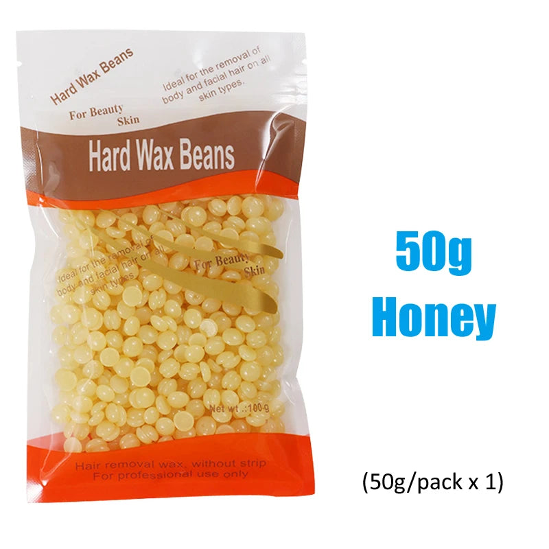 Hard Wax Beans for Hair Removal – Brazilian & Body Waxing (50g/200g/500g)