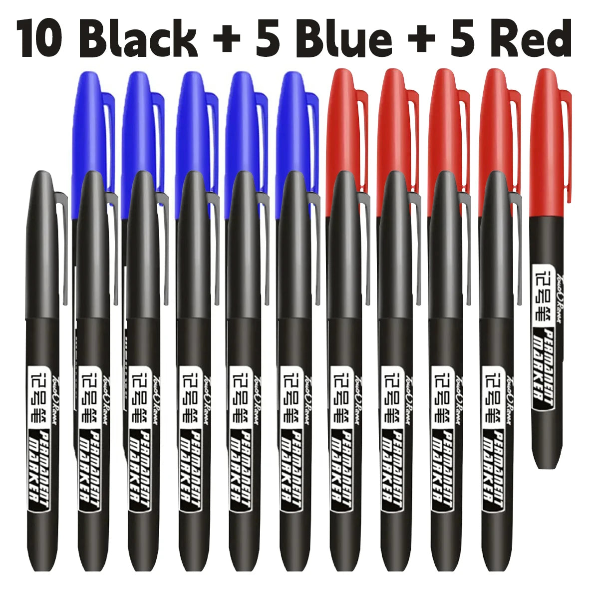 6 PCS Permanent Marker Pens – Waterproof Manga Drawing Markers for Art & School