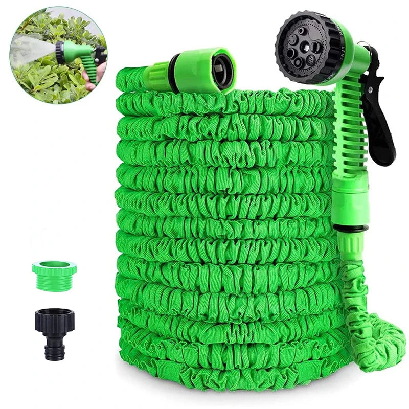 Expandable Garden Hose 25FT-200FT with High-Pressure Spray Nozzle