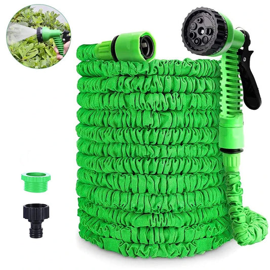 Expandable Garden Hose 25FT-200FT with High-Pressure Spray Nozzle