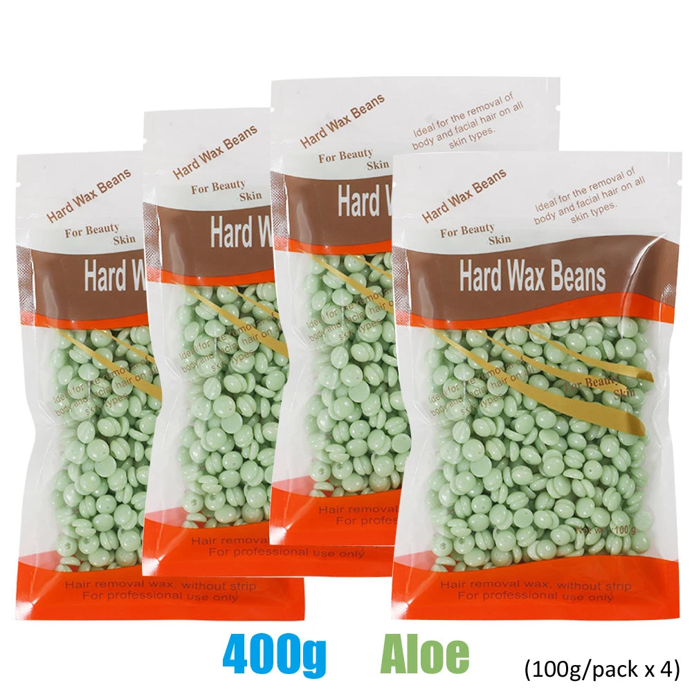 Hard Wax Beans for Hair Removal – Brazilian & Body Waxing (50g/200g/500g)