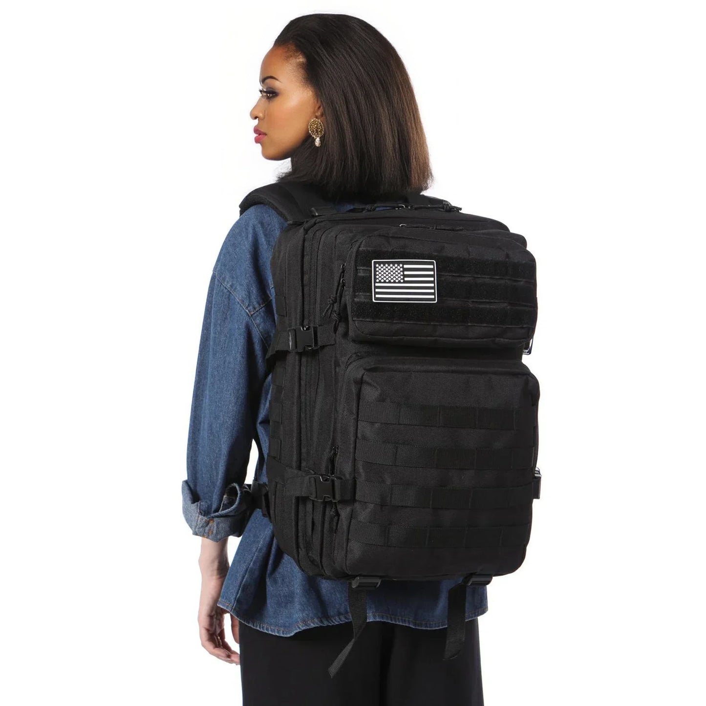 25L/50L Tactical Molle Backpack – Outdoor Hiking, Camping & Trekking Bag