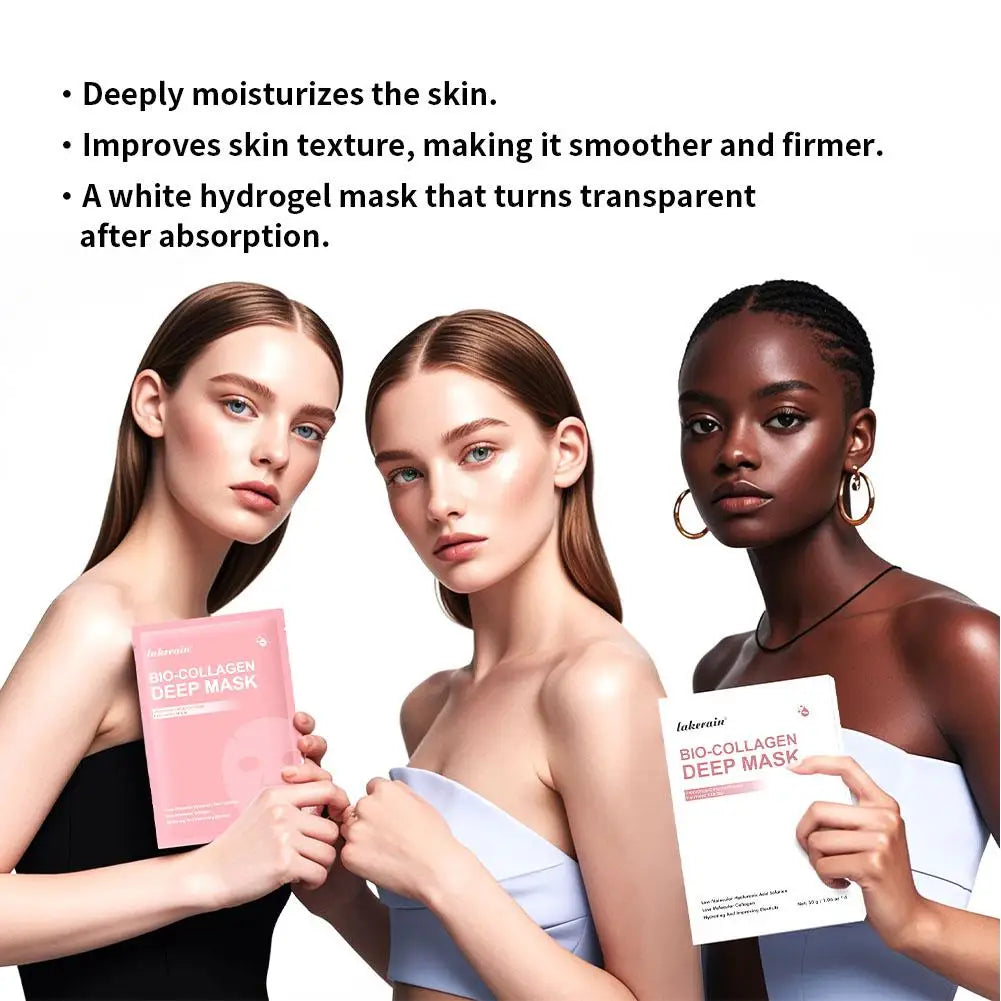 Bio Collagen Real Deep Hydrogel Face Mask – Anti-Wrinkle Overnight Sleeping Mask