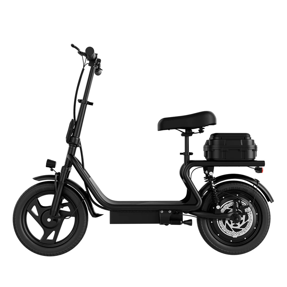Folding Electric Scooter 500W — 48V 10.4AH Commuter Scooter with Seat & 27-Mile Range